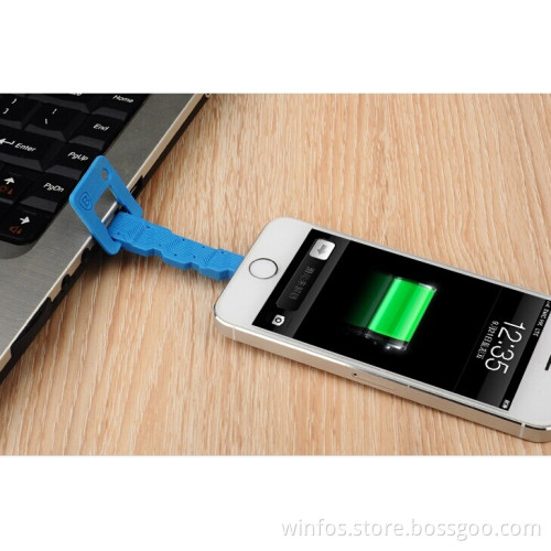 Key Data Cable, Key Charger Cable for iPhone6 Plus, Mini Data Cable, Mini Charger Cable